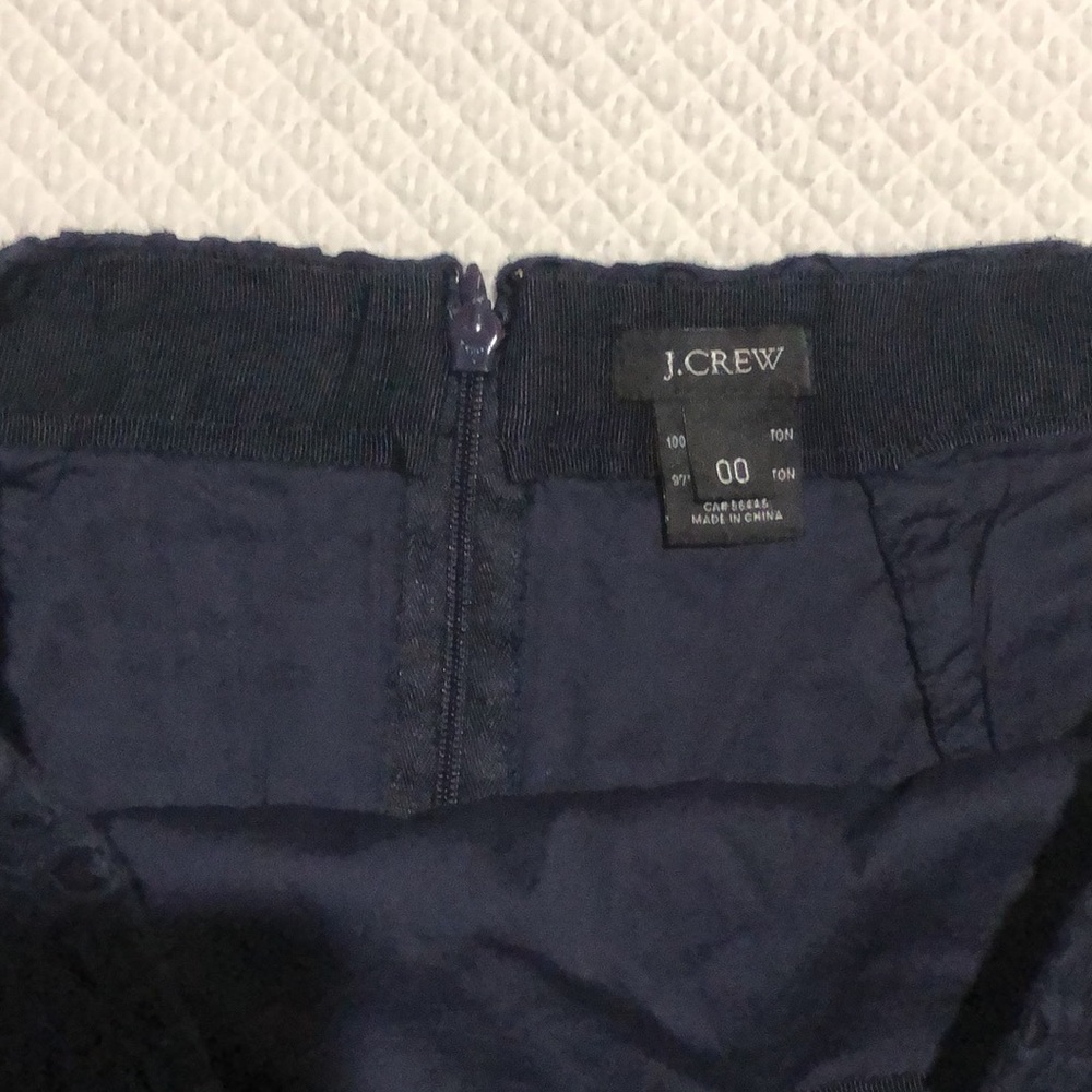 J Crew Navy Blue Skirt. - Picture 3 of 3